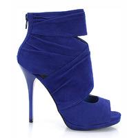 Qupid Shoes Demand-163 Blue