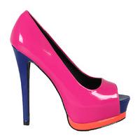 Qupid Shoes Tatum-23 Fuchsia