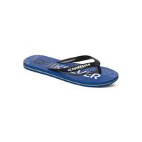 quiksilver molokai nitro flip flops black blue blue