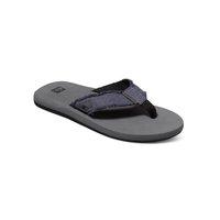 Quiksilver Monkey Abyss Flip Flops - Grey / Grey / Grey