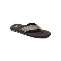 quiksilver monkey abyss flip flops brown brown brown