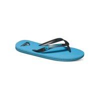 quiksilver molokai flip flops black blue blue