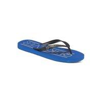 Quiksilver Java Wordmark Flip Flops - Black / Blue / Blue