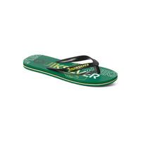 Quiksilver Molokai Nitro Flip Flops - Black / Green / Green