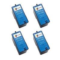 QUADPACK: Dell JF333 Remanufactured Colour Standard Capacity Ink Cartridge + 1 Free Paper
