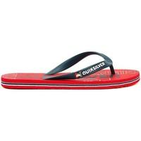 quiksilver molokai nitro mens flip flops sandals shoes in red