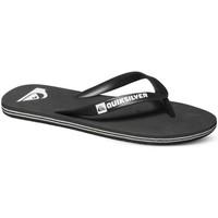 quiksilver molokai chanclas mens flip flops sandals shoes in black