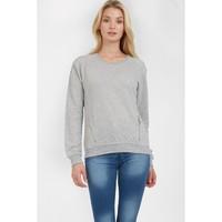 QUILTED PKT ZIP SWEAT