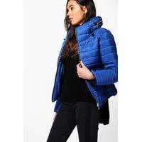 quilted padded jacket royal