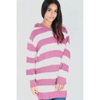 Quinn Chunky Knit Hoodie Jumper Dress