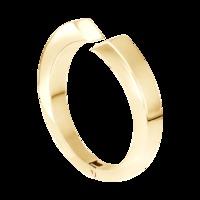 Quantum Cubus Yellow Gold Plated Stainless Steel Bangle