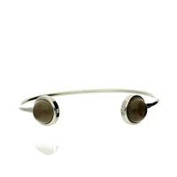 Qudo Caneva Big Bangle Silver Beige