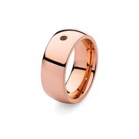 Qudo Famosa \'Broad\' Rose Gold Ring