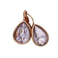 qudo pendant drop earrings with rose water