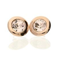 Qudo Stud Earrings with Silk Crystals