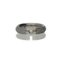 Qudo Famosa Deluxe Ring Silver Steel