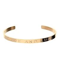 Qudo Casone Bangle Rose Gold Love And Luck