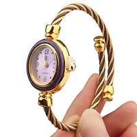 quartz watch with metal rope watch strap purple face cool watches uniq ...