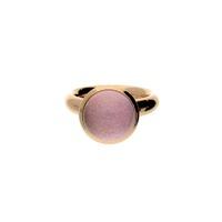 Qudo Caneva Big Ring Rose Gold Light Pink