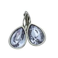 Qudo Pendant Drop Earrings With Air Blue