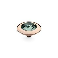 Qudo Rose Gold Plated Light Azore 13mm Ring Top 629361