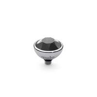 Qudo Jet Hematite 10mm Ring Top 627284