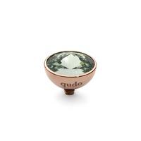 qudo rose gold plated chrysolite 115mm ring top 627900