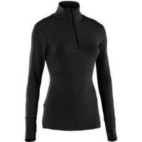 Qualifier Knit 1/2 Zip Top - Black
