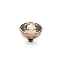 qudo rose gold plated light silk 115mm ring top 627915