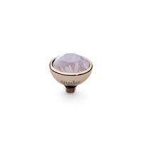 qudo rose gold plated rose water pearl 10mm ring top 627425