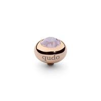 qudo rose gold plated rose water opal 10mm ring top 628859