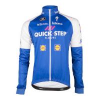 Quick-Step Long Sleeve Jersey - Blue/White - XXL