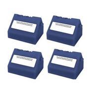 QUADPACK: Pitney Bowes E74092001 (E700) Blue Compatible Ink Cartridge