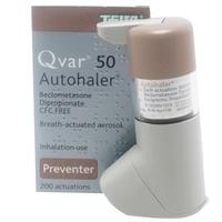 Qvar Autohaler ( Beclometasone Dipropionate) 50 micrograms