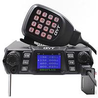 QYT KT-980 Plus Mobile Radio 75W 200CH Multiple Function VHF/UHF Dual Band Quad band Standby FM Vehicle Transceiver Radio (upgrade version of KT-UV980