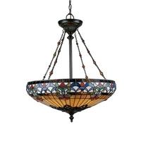 qzbellefleurp belle fleur tiffany bronze 4 light ceiling pendant