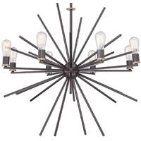 qzcarnegie8 carnagie 8 light bronze chandelier