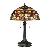 qzkamitl kami tiffany bronze 2 light table lamp