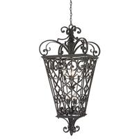 QZ/FORTQUINN8 Fort Quinn 8 Light Black Chain Lantern