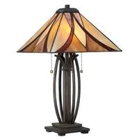 QZ/ASHEVILLE/TL Asheville Tiffany Bronze Table Lamp