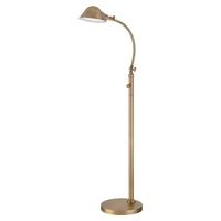 QZ/THOMPSON/FLAB Thompson Aged Brass LED Floor Lamp