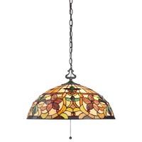 qzkamip kami tiffany bronze 3 light ceiling pendant