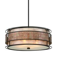 QZ/LAGUNA/P 4 Light Renaissance Copper Ceiling Pendant