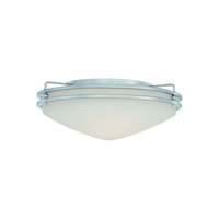 qzozarkfs 3 light chrome amp glass flush ceiling light