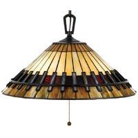 QZ/CHASTAIN/P Chastain Tiffany 3 Light Ceiling Pendant Light