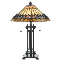 qzchastaintl chastain tiffany bronze 2 light table lamp