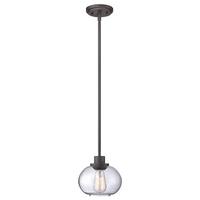 qztrilogymp trilogy 1 light old bronze ceiling pendant with glass shad ...