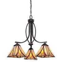 qzasheville3 asheville tiffany 3 light bronze chandelier