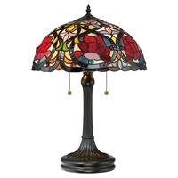 qzlarissatl larissa tiffany bronze 2 light table lamp