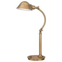 QZ/THOMPSON/TLAB Thompson Aged Brass LED Desk Lamp